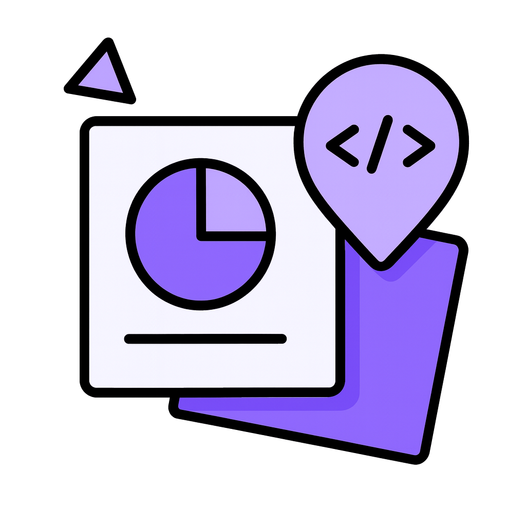 Analytics dashboard icon showing performance tracking and metrics