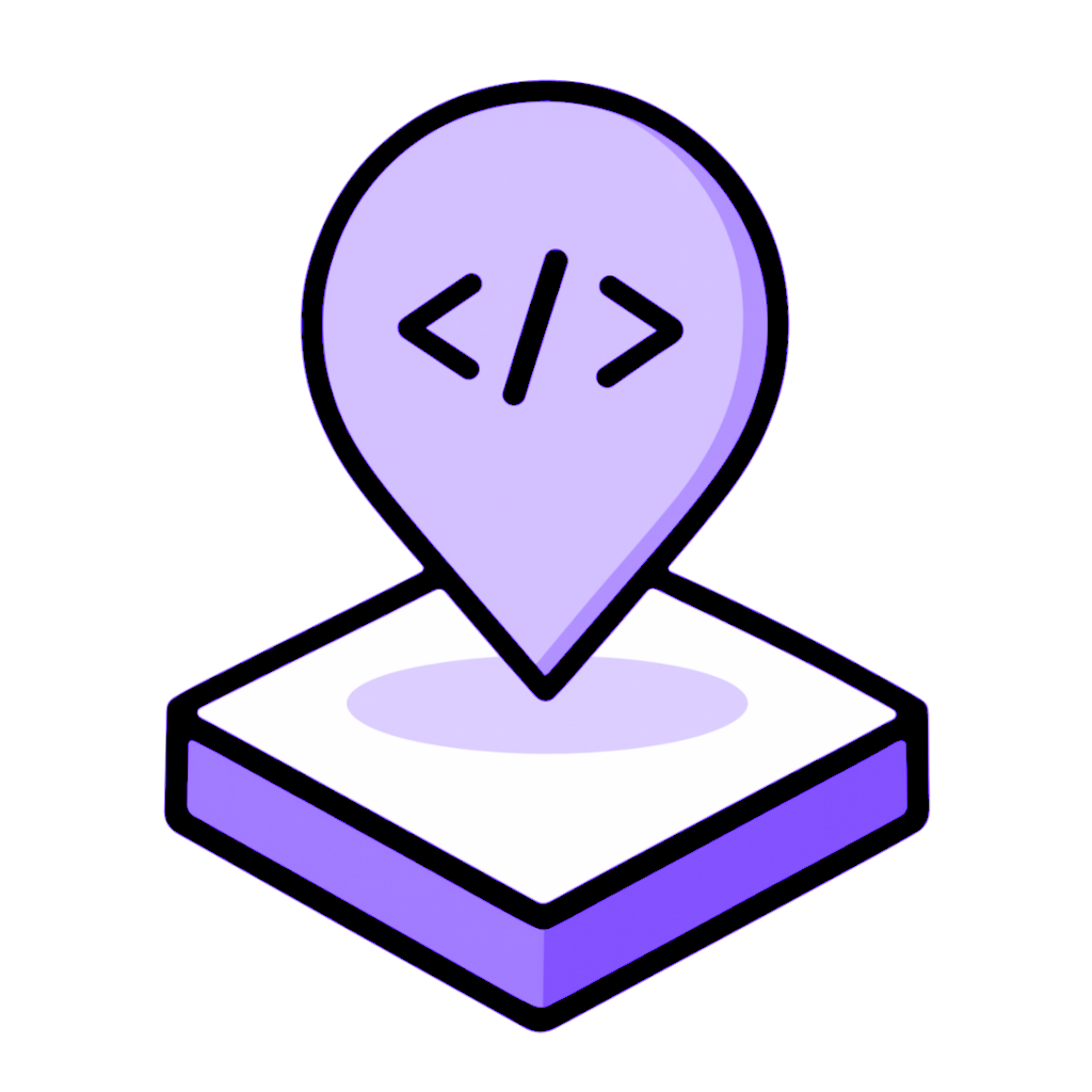 Interactive DOM control icon showing real-time webpage manipulation