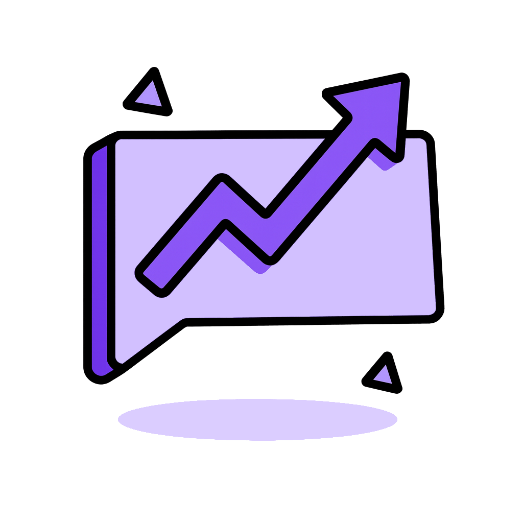 Message icon representing scalable communication and delivery systems